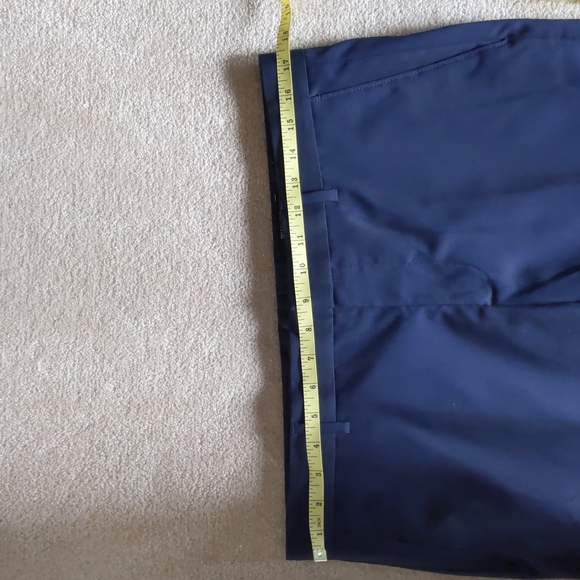 Men's Navy Flat Front Dress Pants, RW&Co, 32x32, Slim Fit - Picture 5 of 9